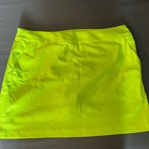 Vibrant Neon Yellow Skirt